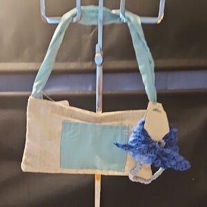 Kids Blue and Cream Accessory Bag